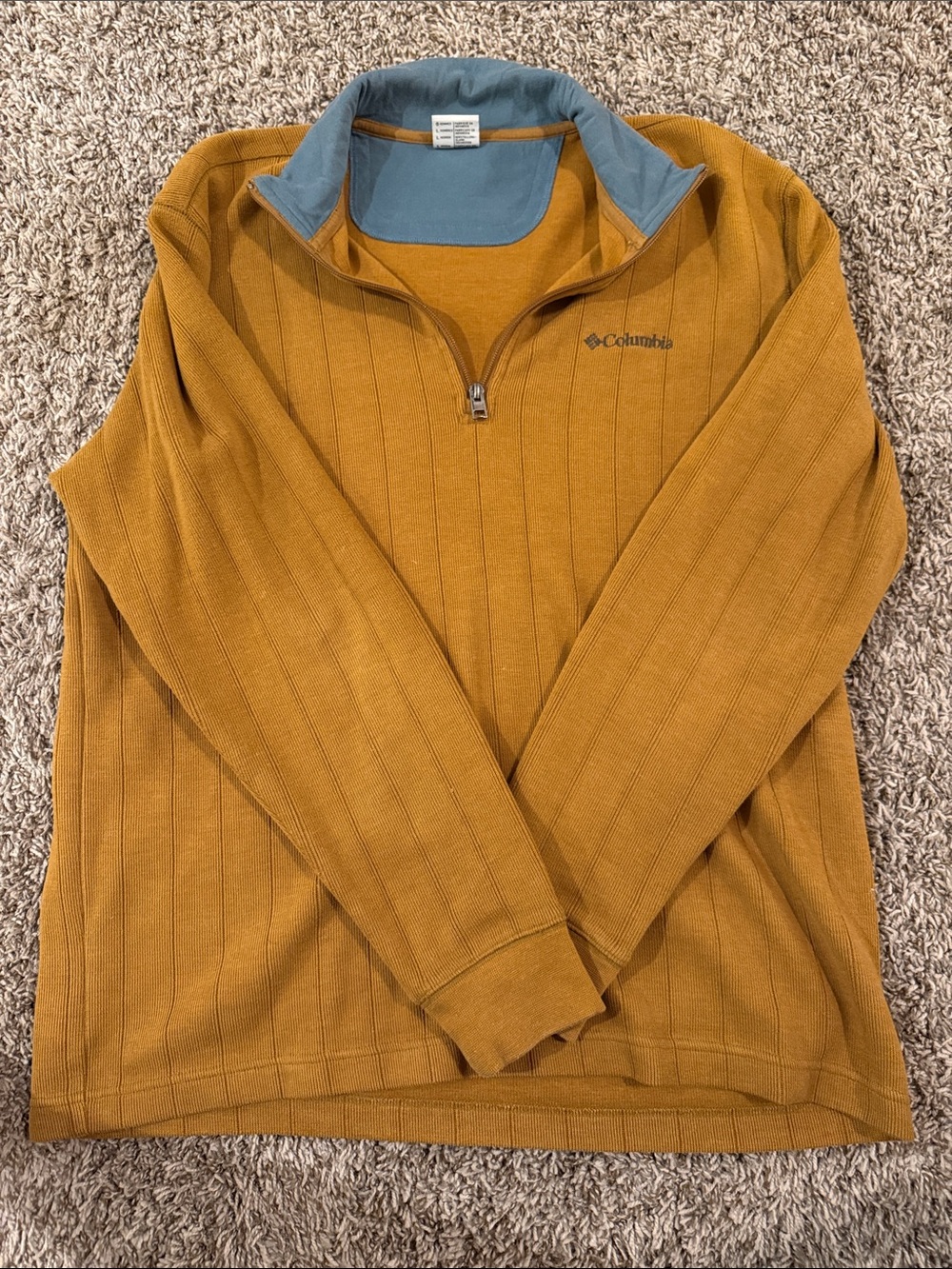 Vintage Columbia Quarter Zip Sweater